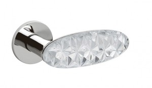 Дверная ручка Olivari Crystal Diamond отделка C6 - хром стекло